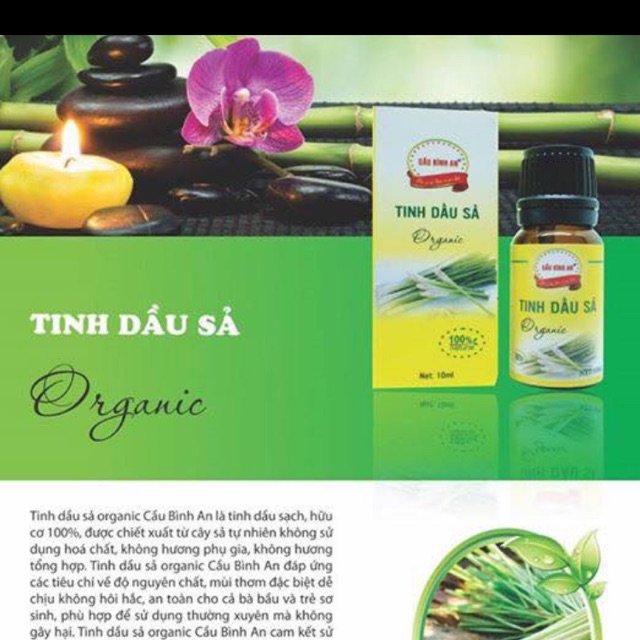 Tinh dầu xả Cầu Bình An