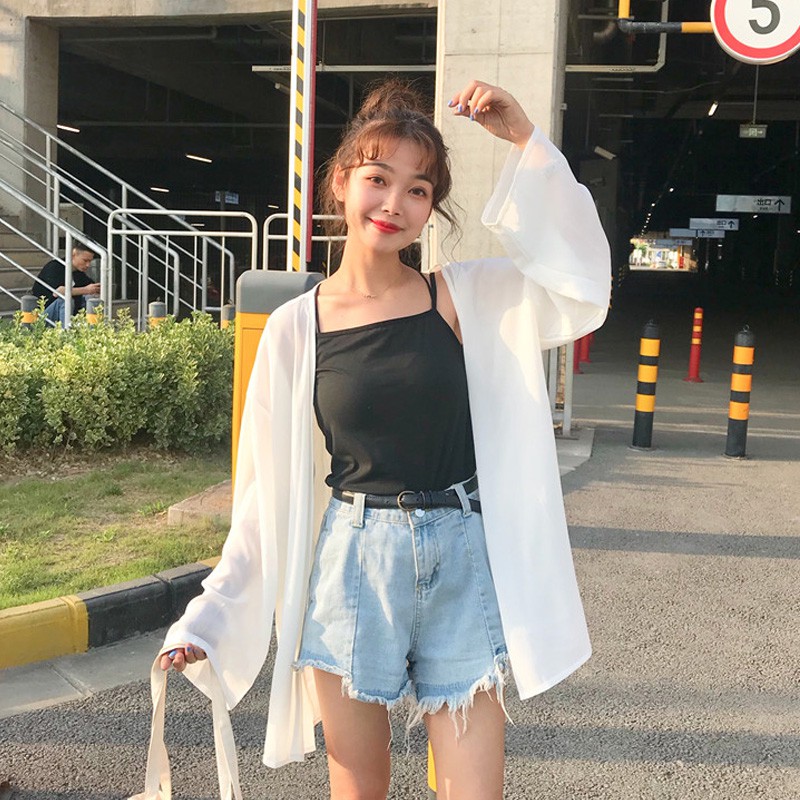 áo khoác voan cardigan mỏng ulzzang (ảnh thật cuối)