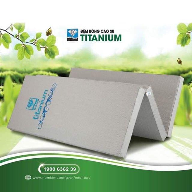 Đệm Bông ép Cao Su Titanium Kim Cương