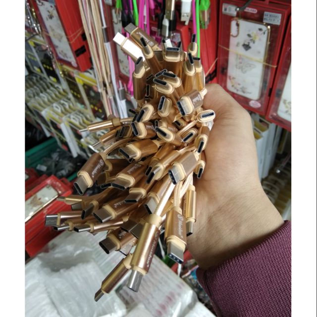 Cáp sạc ngắn chân typc