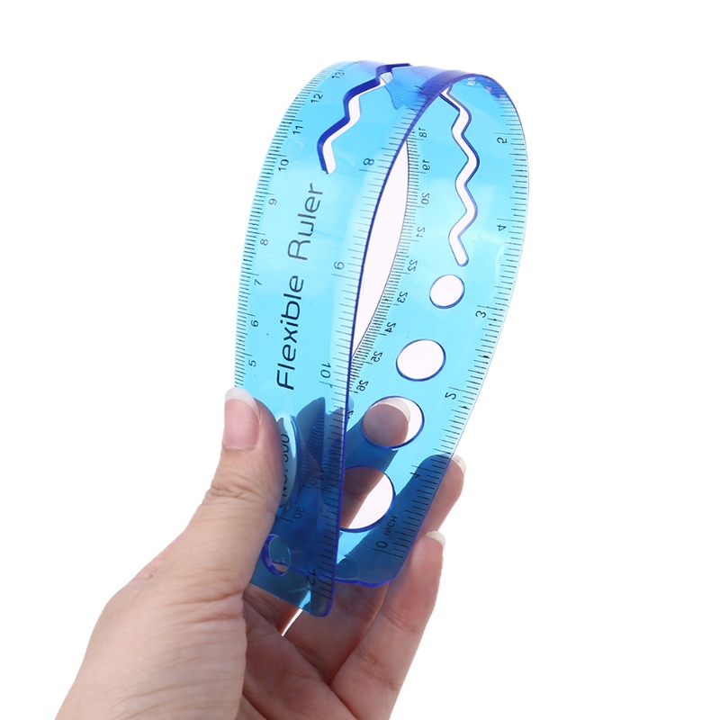 Thước Thẳng Mềm Dẻo Nhiều Màu 30cm Dành Cho Văn Phòng / Trường Học