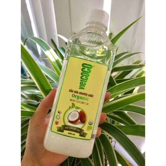 Dầu dừa nguyên chất  Organic VietCoCo chai 250ml