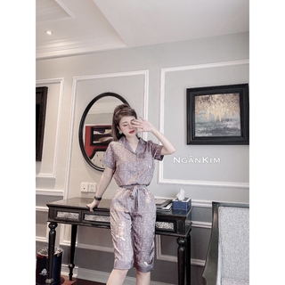 [Mã FATHANG5 giảm 10K đơn 50K] Bộ lụa cao cấp áo cộc quần ngố