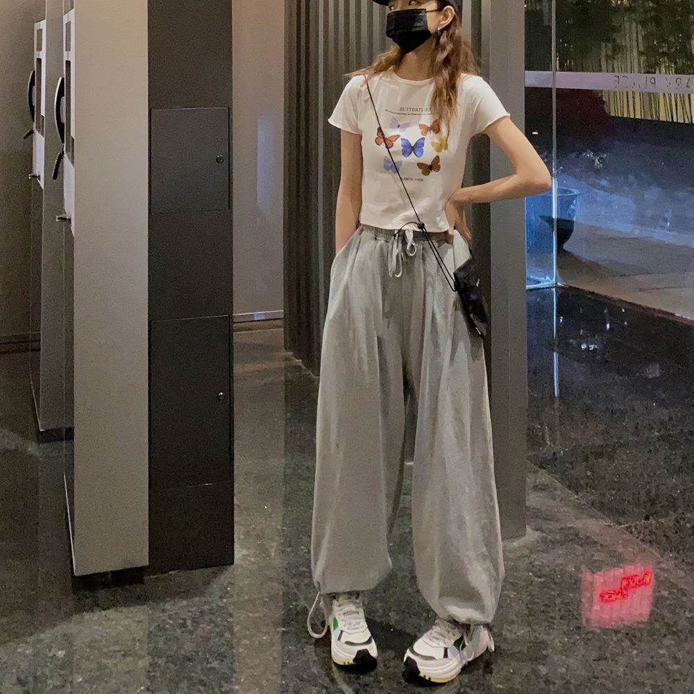 COZOK Quần Legging Thể Thao Ống Rộng Lưng Cao Năng Động Thời Trang