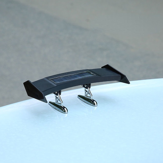 Cánh Gió Mini Dạ Quang Năng Lượng Mặt Trời Trang Trí Đuôi Xe Hơi