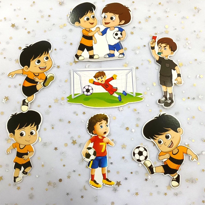 set cắm đội bóng đá tinh nghịch