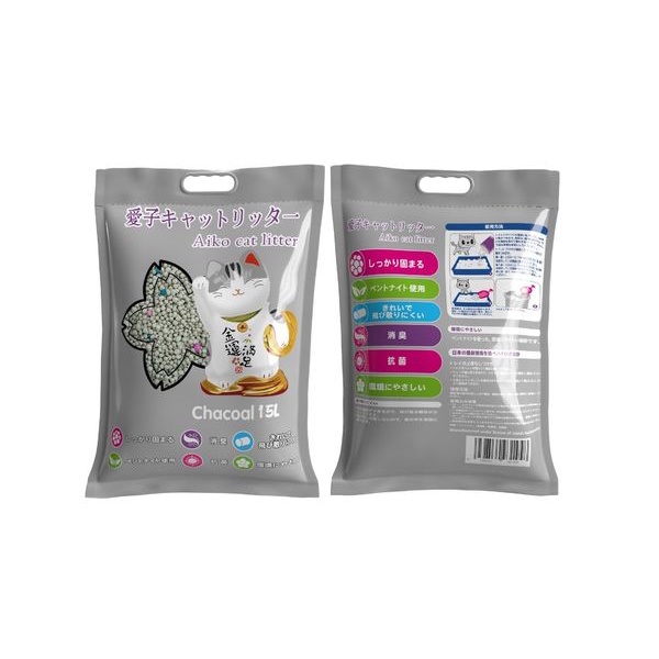 Cát vệ sinh mèo #AIKO 15L - MÙI HƯƠNG GIAO NGẪU NHIÊN
