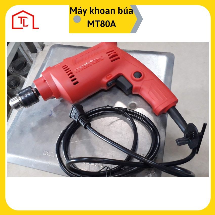 [CHÍNH HÃNG GIÁ SIÊU TỐT] Máy khoan búa Maktec MT80A  500W (bê tông, thép 10, gỗ 20mm) có bán tại Ngô Thành Lợi