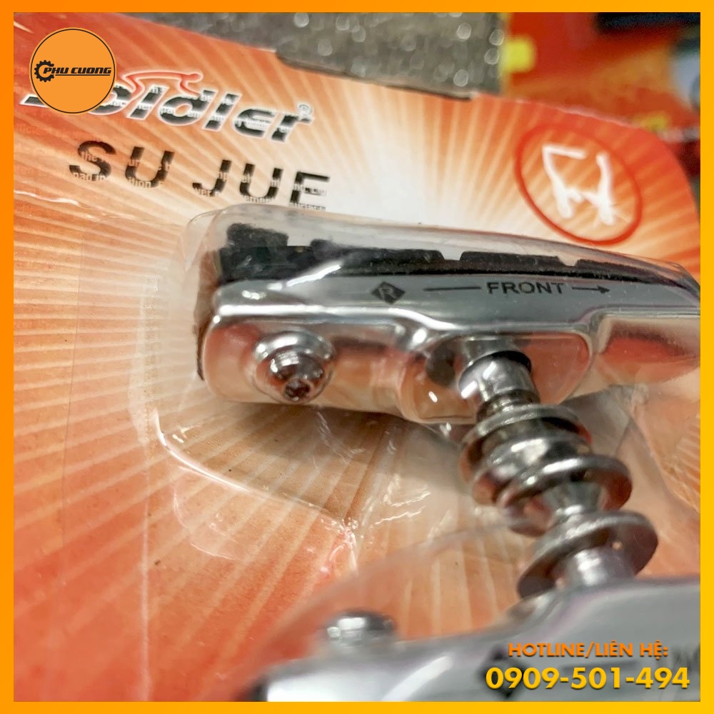 Má Phanh MTB-V Soldier Cao Cấp Cho Xe Đạp Leo Núi, Xe Đạp Road - Thiết Kế Gọn &amp; Bền Chắc [ Tặng Kèm Gôm Dự Phòng ]