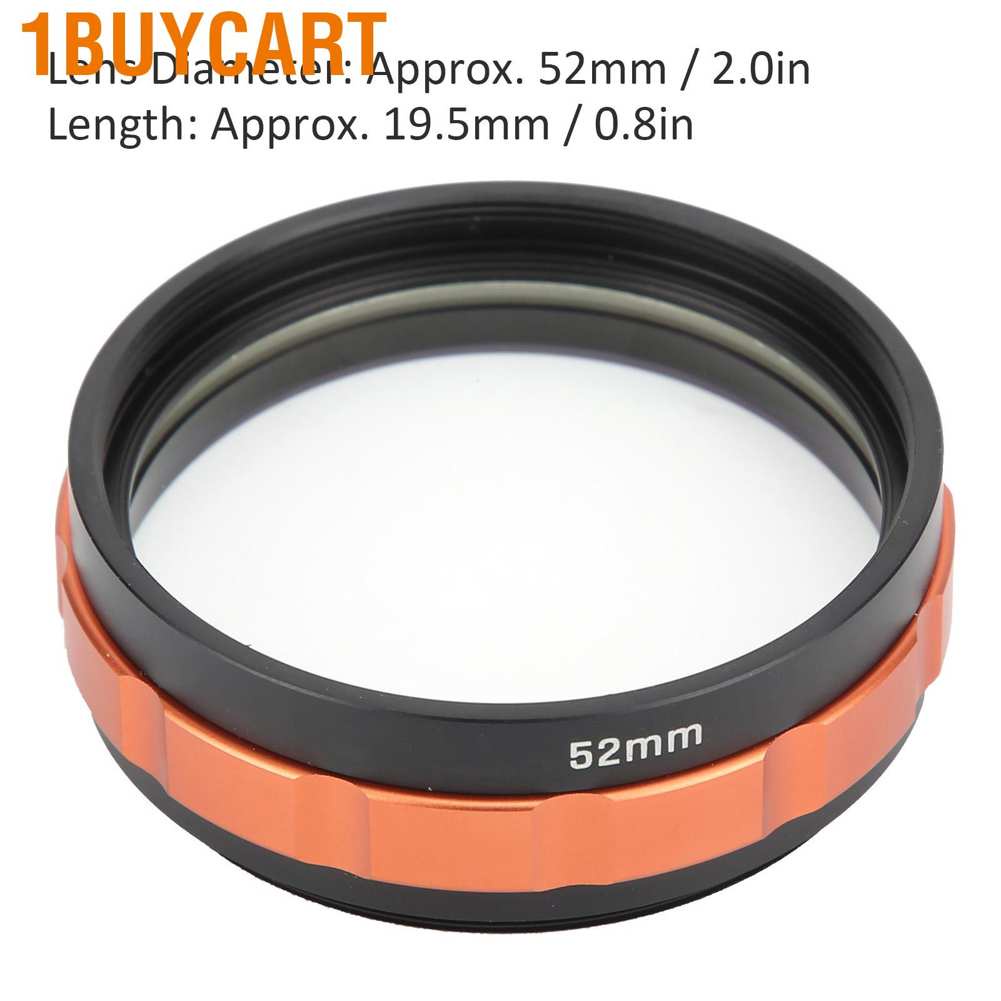 1buycart High Definition Macro Close‑Up Lens for 52mm Mount Camera Sony ZV‑1 with Adapter