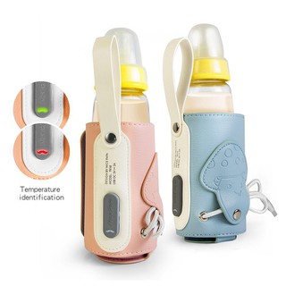 Túi ủ bình sữa bao da Nice Papa cao cấp (Vừa với tất cả bình)