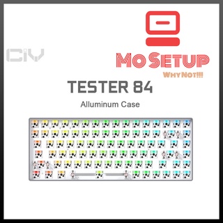 KIT Bàn phím cơ Case Aluminum GK84- TESTER84 DIY - Layout 84 chưa bao gồm Switch và Keycap ko