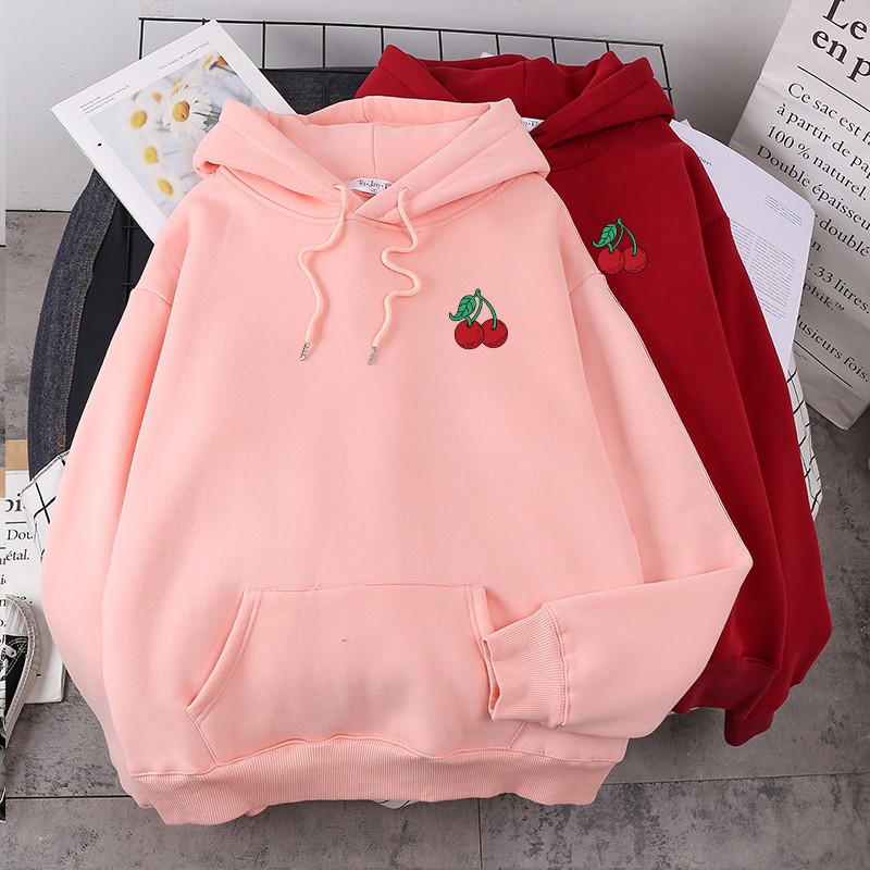 Áo hoodie logo quả Cherry HARI1120