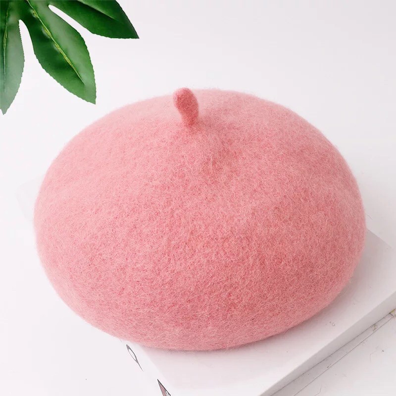 Mũ nồi cho bé trai bé gái và người lớn Mũ nồi cho trẻ em siêu hot Nón beret Hàn Quốc chất dạ đủ size từ 5 tháng tuổi
