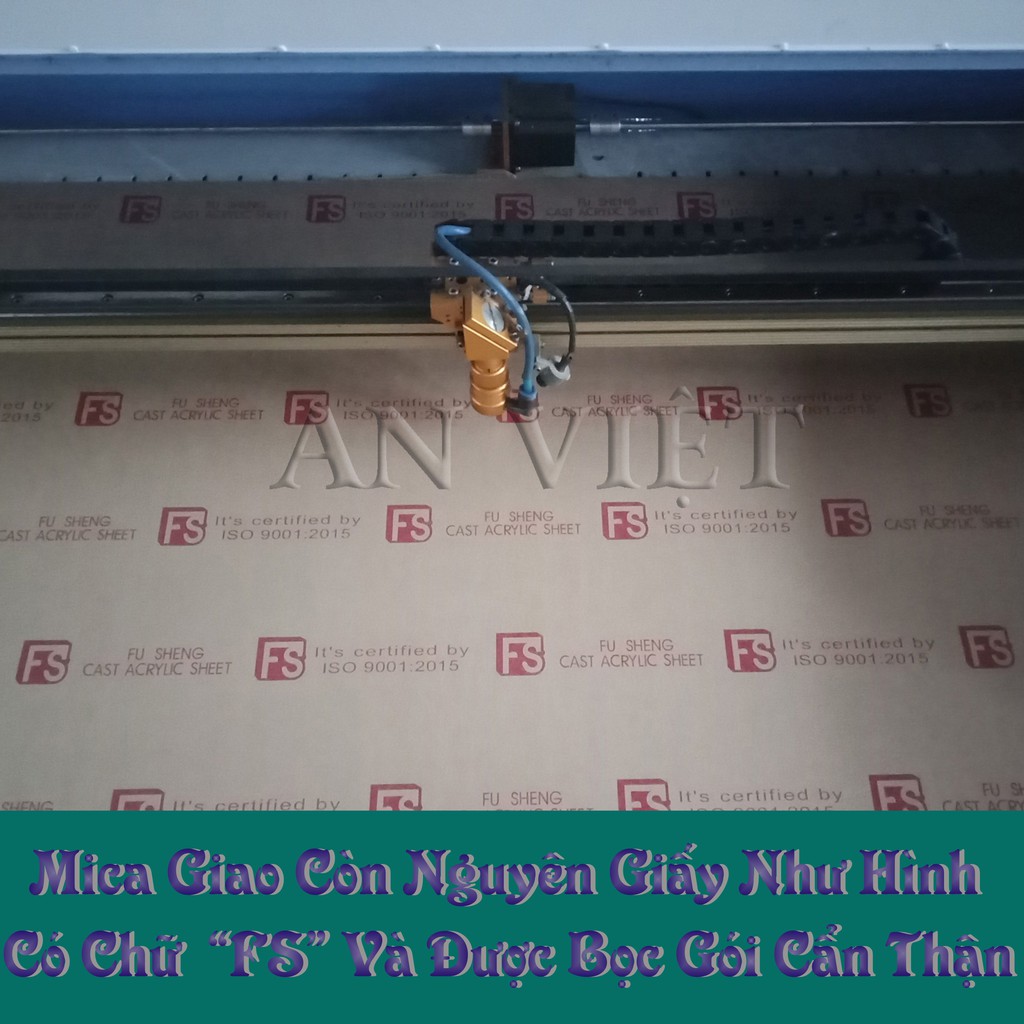 Tấm mica màu đài loan FS dày 2mm có cắt theo yêu cầu bằng máy Laser chuẩn từng milimet