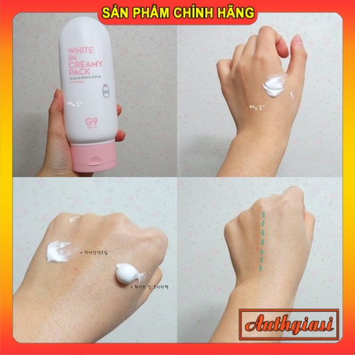 Kem Ủ Tắm Trắng Da Mặt và body G9Skin White In Creamy Pack Whitening 200ml G9 Skin