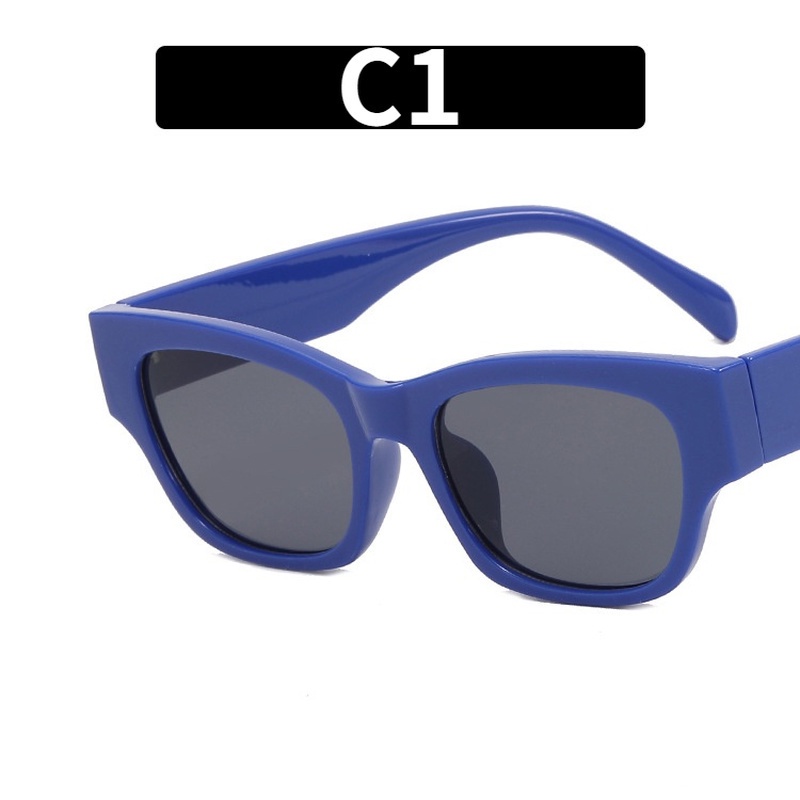 Kính Mát Mắt Mèo Chống Tia UV Màu Sắc Kẹo Ngọt Phong Cách Retro Hàn Quốc