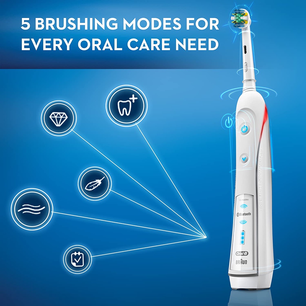 [CHÍNH HÃNG] Bàn chải điện Oral B Smart - có bluetooth - Hàng Mỹ