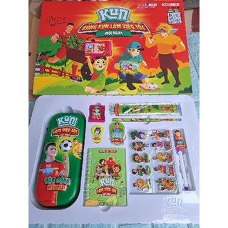 Bộ đồ dùng học tập 9 món Kun