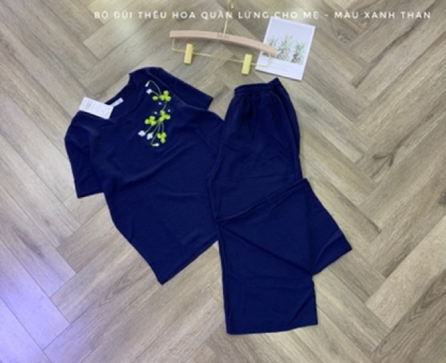 [Mã WARN20 giảm 20k đơn 150k] BÁN SỈ BỘ ĐŨI THÊU HOA QUẦN LỬNG CHO MẸ | BigBuy360 - bigbuy360.vn