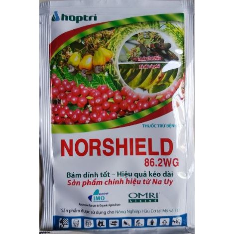 NORSHIELD 86.2WG gói 50gr - Trị cháy bìa lá, thán thư, rỉ sắt