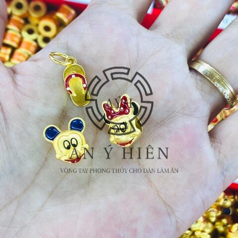 Charm Khóa tài lộc đỏ #C174 ( An Ý Hiên)