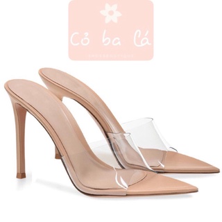 GUỐC NỮ COBALA SHOES - DÉP CAO GÓT QUAI NGANG TRONG SUỐT - DÉP THỜI TRANG CAO 9 PHÂN D20077900