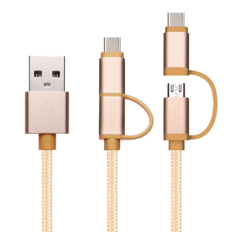 Dây cáp sạc micro USB 2 trong 1 cho dòng điện thoại android chuyên dụng