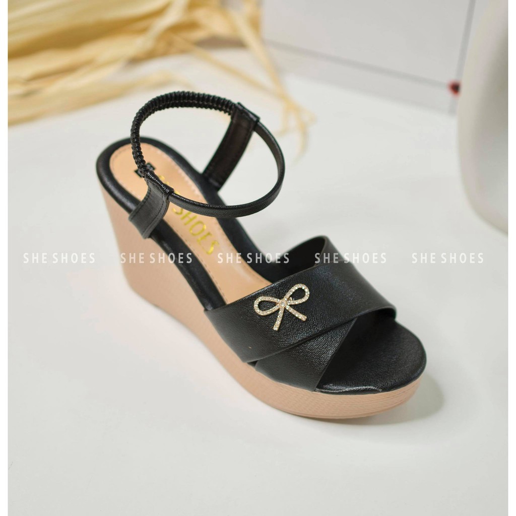 Giày sandal đế xuồng ♥️Freeship♥️ sandal nữ 9p siêu nhẹ, độc quyền bởi SHE SHOES