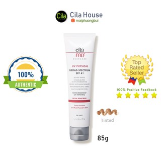 Kem chống nắng elta md uv physical broad-spectrum spf41 lightly tined - cila house