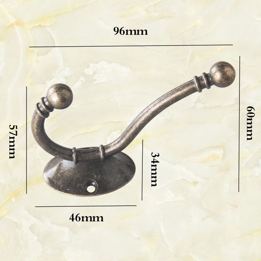 [Kloware] Móc Treo Mũ / Áo Khoác / Túi Xách Gắn Tường Phong Cách Vintage Mộc Mạc