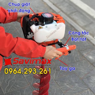 Máy khoan đất SUMO, model KD520 (Khoan đất trồng cây, khoan lỗ trụ, ...)