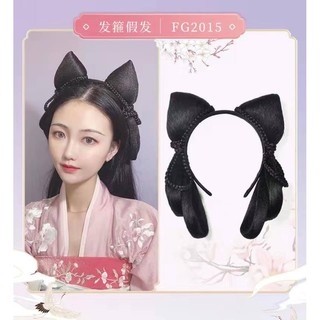 (CÓ SẴN) Bờm tóc búi tết sẵn