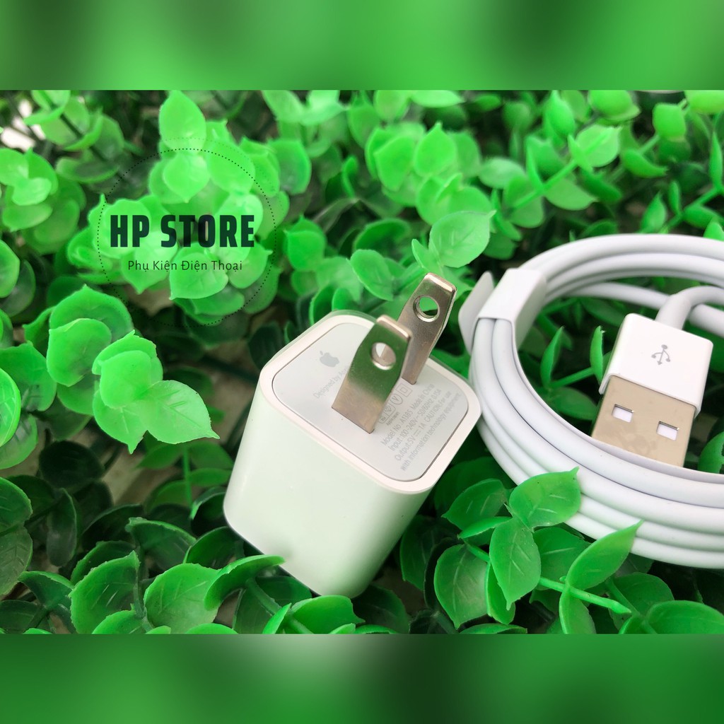 Bộ Củ Cáp Iphone [Bh 12 Tháng ] Dây Sạc Iphone Chính Hãng Không Nóng Máy Dành Cho Dòng Ip 5/6/6s/7/8/X/Xsmax - HP STORE | BigBuy360 - bigbuy360.vn