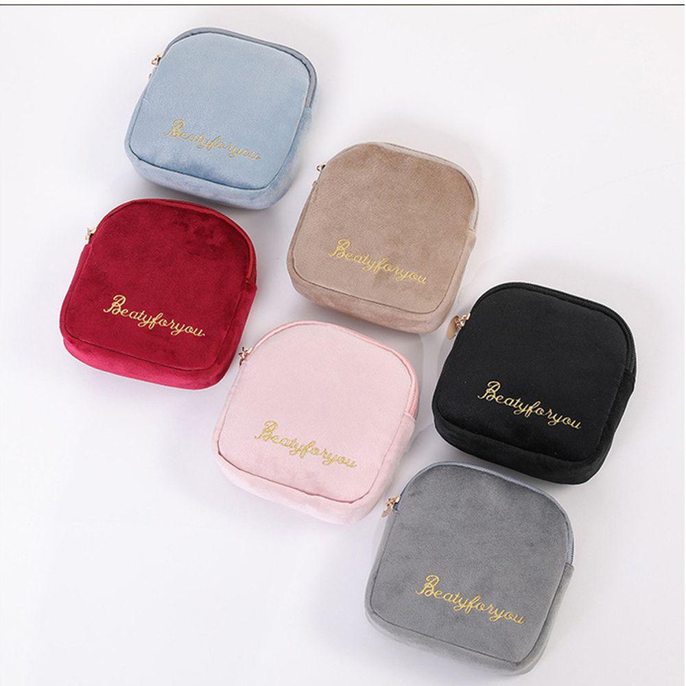 Túi Đựng Băng Vệ Sinh 26Ede Bằng Lông Nhung Nhỏ Gọn Dễ Thương Xinh Xắn