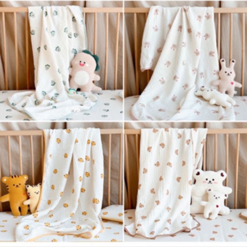 Chăn Xô Gối Dottodot Hoạ Tiết Nội Địa Hàn Quốc