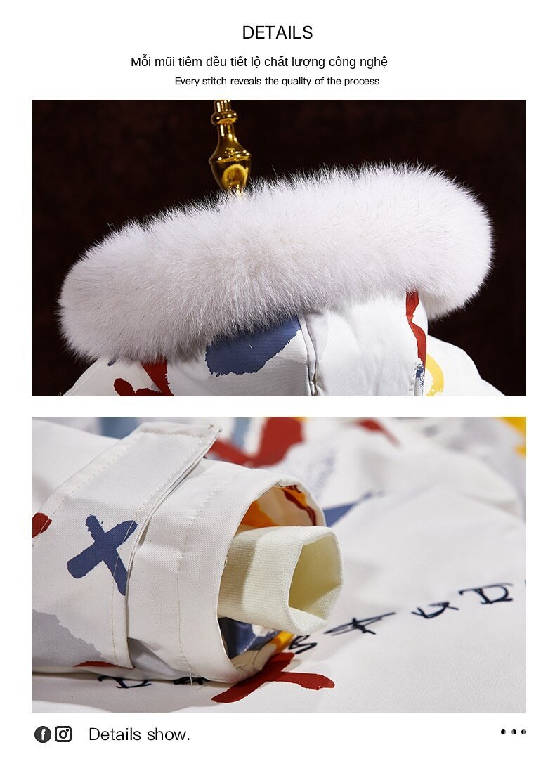 Children Girls Coat Long Thick Winter Clothes Children Coat