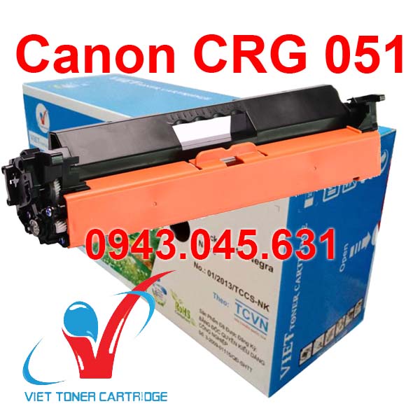 Hộp mực Canon 051  dùng cho máy in Canon LBP 161dn, 162dw, MF266dn, MF261d, MF264dw, 269dw - Cartridge 051 - 30A