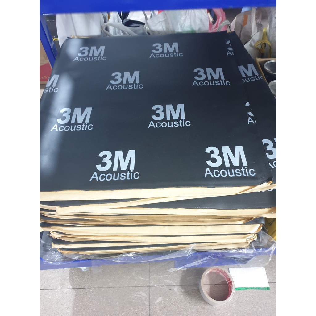 Combo 18 tấm cách âm 3M đen 3 lớp dày 8-10mm kích thước 50x80 cm - có ship hỏa tốc
