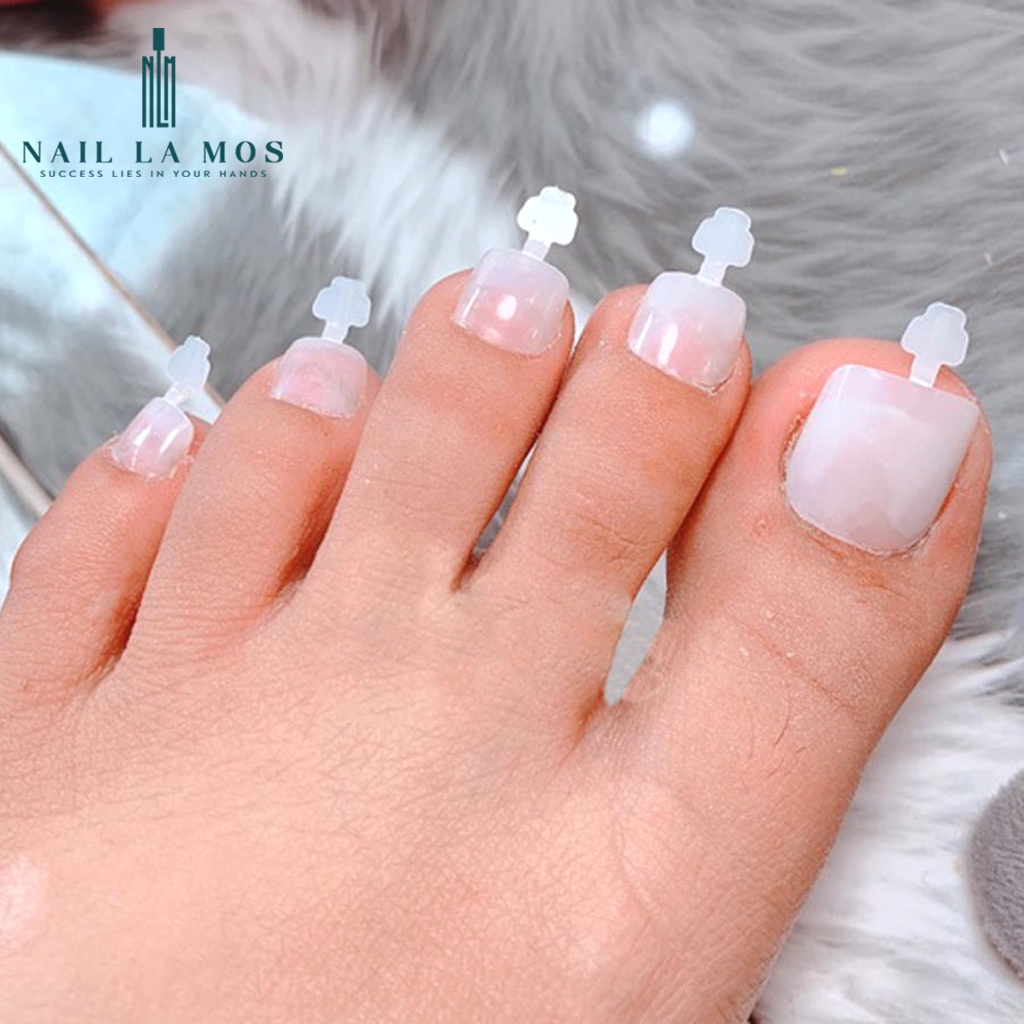 Móng úp chân HSM chính hãng phom chuẩn - Túi 600 móng ốp giả đủ size