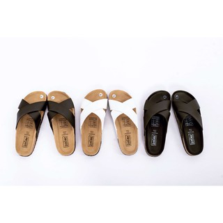 Dép UNISEX quai chữ X chất liệu da tổng hợp mã PU03
