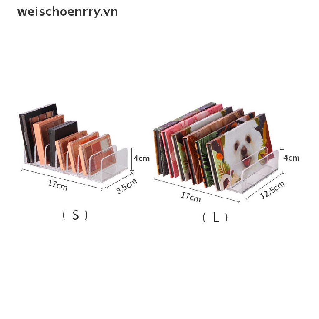 WW Eyeshadow Palette Organizer Eyepowder Storage Tray Rack Holder Makeup organizer WW