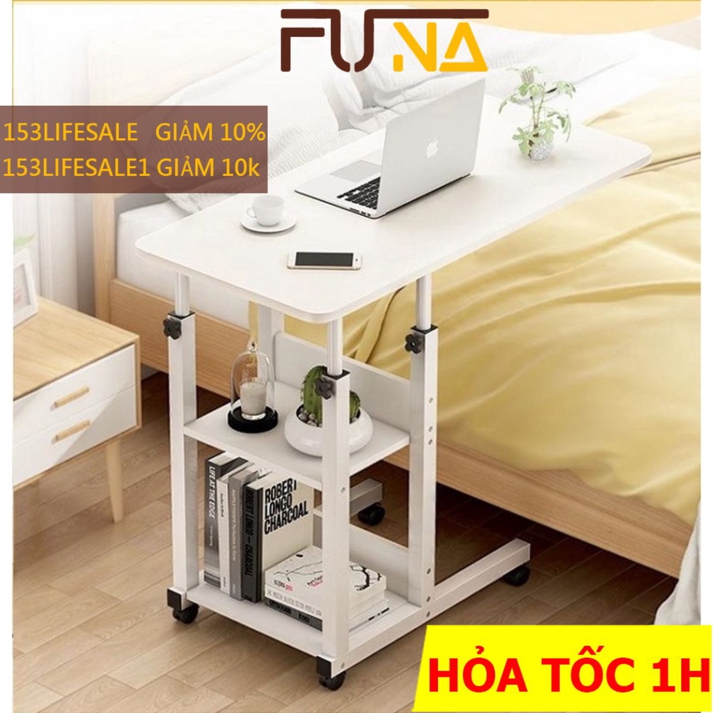 Bàn làm Việc Đa Năng C-Table có thể nâng hạ , chân có bánh xe di chuyển và có chốt hãm, thiết kế thông minh, dễ lắp ráp