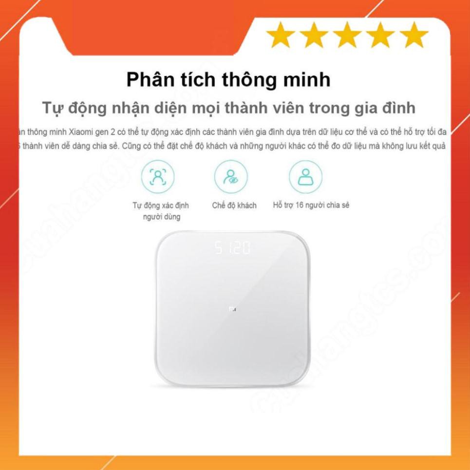 [BẢN QTE - BH DIGIW ORLD] Cân điện tử thông minh Xiaomi Mi Smart Scale Gen 2 | phân tích BMI | XIAOMI ECOSYSTEM STORE