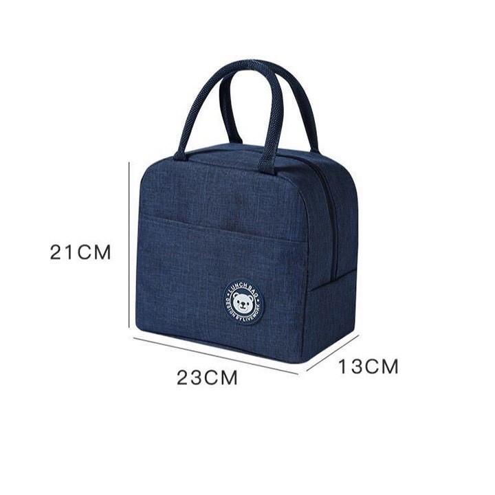 Túi giữ nhiệt đựng đồ kiểu nhật,mang cơm đựng hộp thức ăn gọn gàng không bay hơi,quai cầm tiện dụng-T3B1