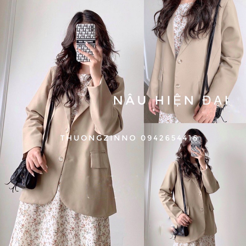 [Mã 88FASHIONSALE1 giảm 10K đơn 99K] [Ảnh thật/Video Áo Blazer 2 lớp 4 cúc mẫu mới Áo vest nữ khoác ngoài | WebRaoVat - webraovat.net.vn