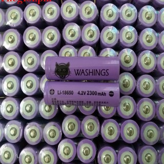 Giá 1 pin sạc lithium ion 18650 4.2v washings, pin sạc 4.2v, pin washings