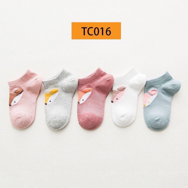 Set 5 đôi tất Tiny cổ ngắn