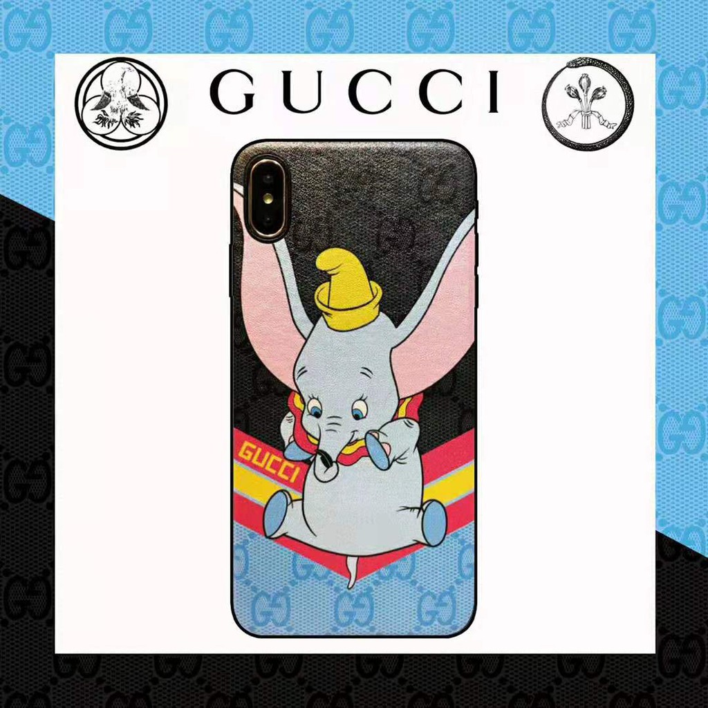 Ốp điện thoại hoạ tiết chú voi Dumbo dùng cho iPhone11 Pro Max 6/6s/6+/6s+7/8/7+/8+X/Xr/XS/Xs Max