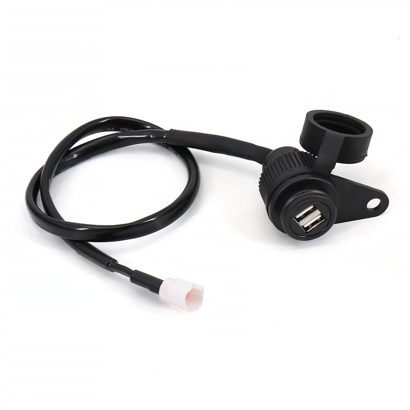 Cục Sạc Nhanh USB Kép Chống Nước Cho Xe Máy YAMAHA MT09 MT07 XSR700 Tracer 700 Tenere 700